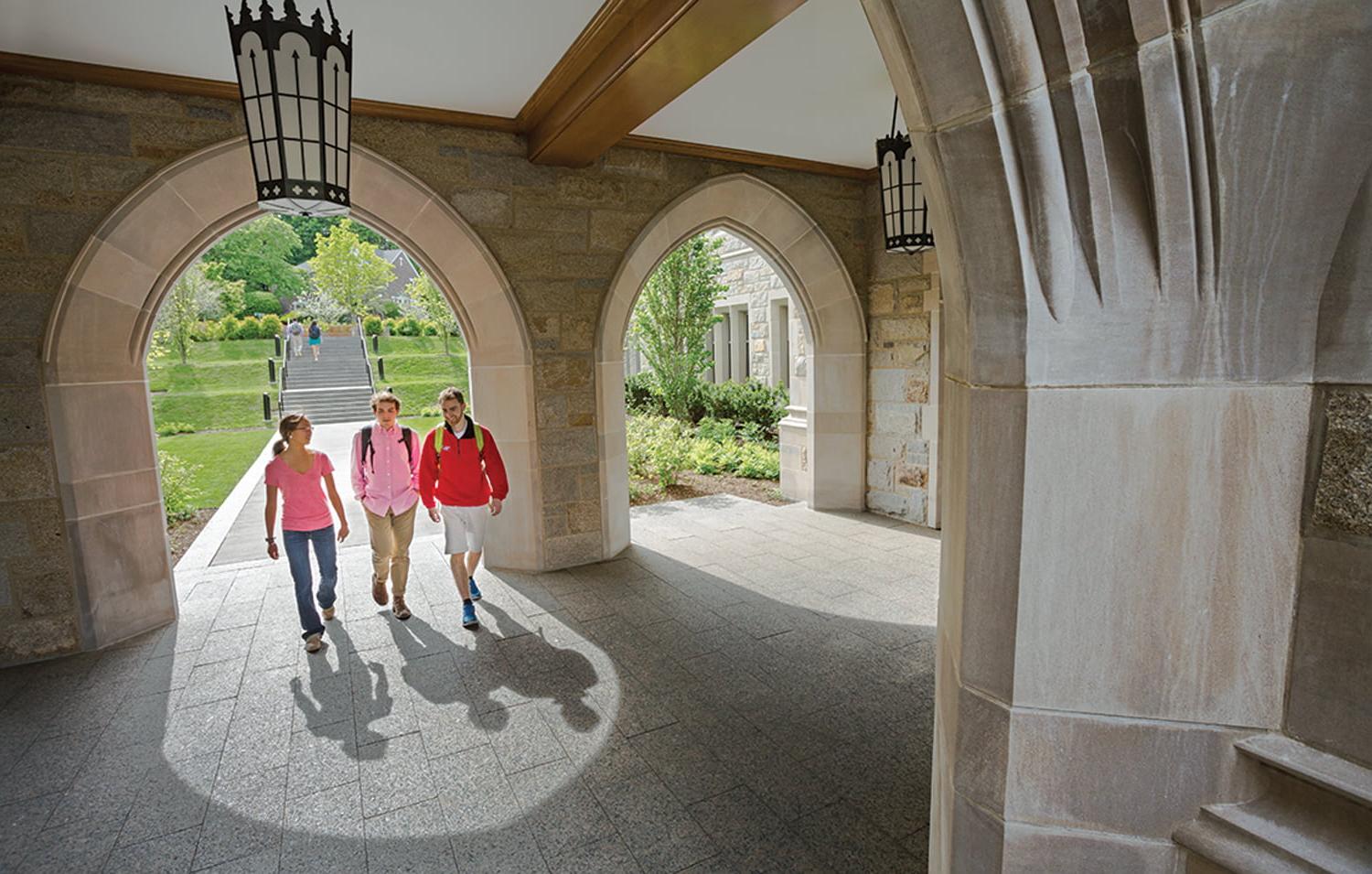 Stokes Hall archway